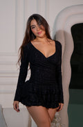 Vestido Black Boleros Brillos