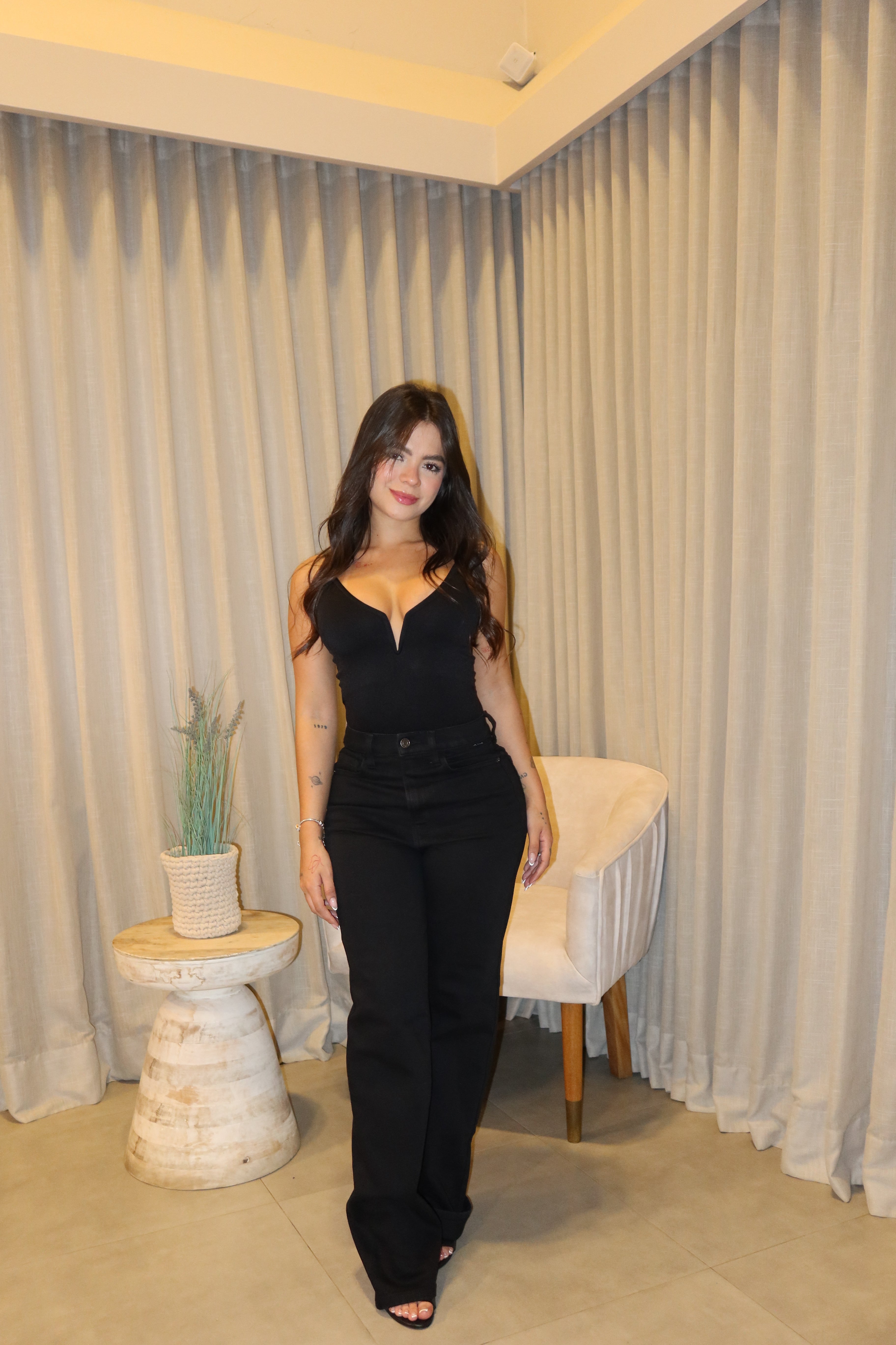 Jean Cello Negro Dad + Body Black Negro