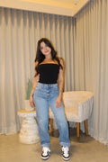 Body Riveb Black + Jean Cello Super Hig Rise