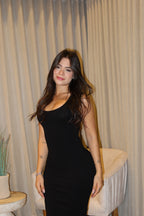 Vestido Black Tiras Cruzadas