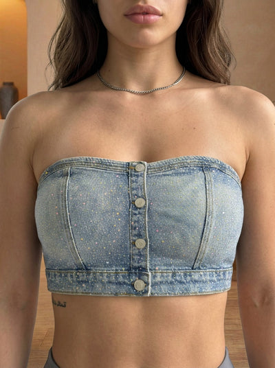 Crop Top Brillos