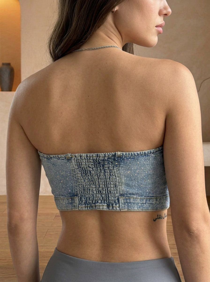 Crop Top Brillos