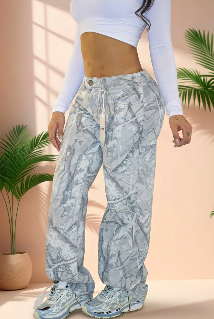 Jean Camuflado Gris